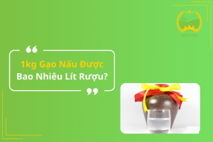 1kg Gạo Nấu Được Bao Nhiêu Lít Rượu?