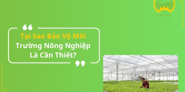 Tại Sao Bảo Vệ Môi Trường Nông Nghiệp Là Cần Thiết?