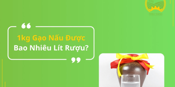 1kg Gạo Nấu Được Bao Nhiêu Lít Rượu?